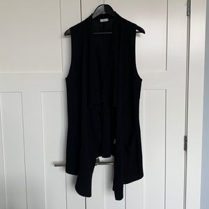 Vince Wool Cashmere Oversized Open Vest